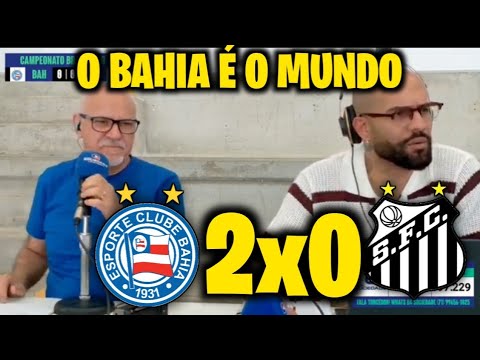 NARRAÇÃO SHOW NO TRIUNFO DO ESQUADRÃO - BAHIA 2X0 SANTOS [ BRASILEIRÃO SÉRIE A 2025 ] 