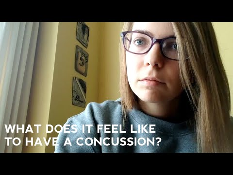 What does it feel like to have a concussion?