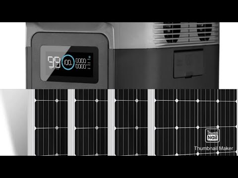 eco flow Delta Max 2000 solar energy test