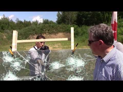 AK 47 Window Film Ballistic Mitigation on Flat Glass using Intensity Security