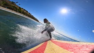 Thanksgiving Surf on The Log: Cardiff, CA