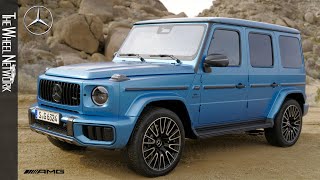 2025 Mercedes-AMG G63 | Hyper Blue Magno | Driving, Interior, Exterior