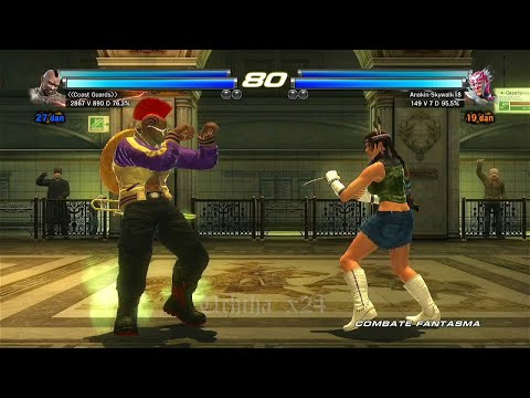 06 D Bruce y Dragunov vs Julia Jaycee y Asuka Ryona - Tekken tag 2 ( Uchiha x24 ) Offline PS3