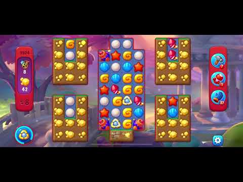 Fishdom 3924 - Hard Level (19 Moves)