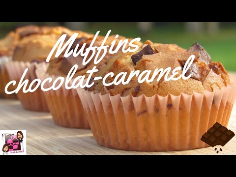 Recette Muffins chocolat au lait et caramel
