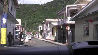 preview picture of video 'Drive Into Soufriere, St. Lucia - Dec. 6, 2008'