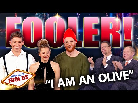 Laser Kiwi: PENN & TELLER FOOLED by an Olive! (Full FOOL US Performance)