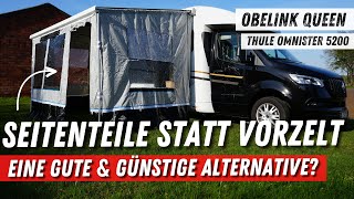 Günstige Alternative zum Vorzeit❓Seitenteile für Markise Obelink Queen➡️ Thule Omnister 5200 Aufbau