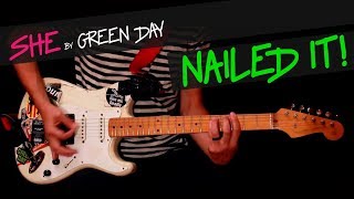 She - Green Day guitar cover by GV +chords