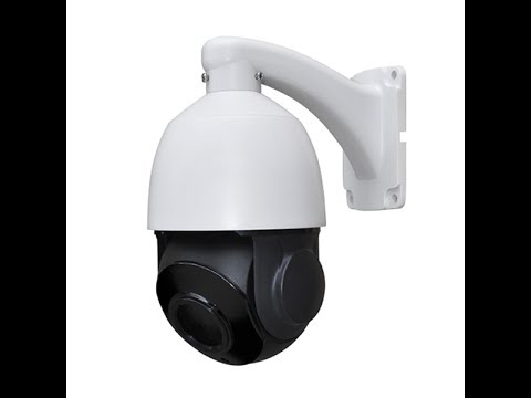 4 5'IP Speed Dome camera video