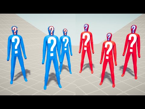 RANDOM UNIT 🥊 VS 🥊 RANDOM UNIT 1/3/5/10/25/50X / Totally Accurate Battle Simulator ( TABS )