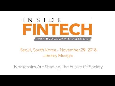 Video: Jeremy Musighi keynote at Inside Fintech Seoul