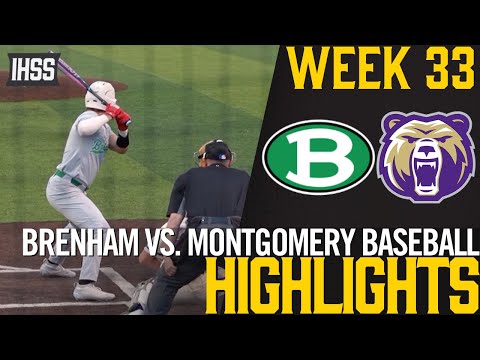 Brenham Baseball Rallies Past Montgomery for 10th Straight Win