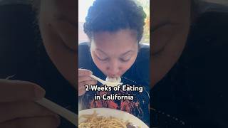 Everything I ate in California for 2 weeks 😋 #travelvlog #foodvlog #california #food
