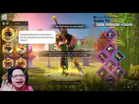 NEM O TESTE DO SILENCIO SEGURA O RAMSÉS - GUAN YU/ALEXANDRE VS RAMSES/YI SEONG RISE OF KIGNDOMS