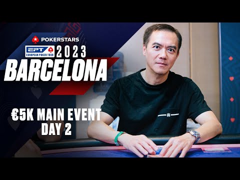 EPT BARCELONA 2023 : €5K MAIN EVENT – DAY 2 ♠️ PokerStars