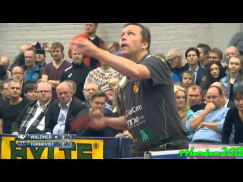 Jan-Ove Waldner vs Andreas Törnkvist (Swedish League 2016) [J.O. Waldner last match of his career]