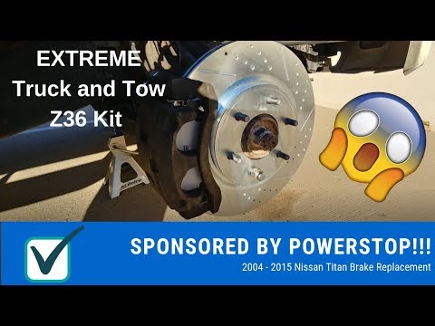 Nissan Titan Brake Replacement - Nissan Titan Front Brake Replacement 04-15 -Sponsored by Powerstop!