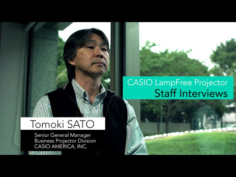 CASIO Lamp Free Projector - Staff Interview #20 Tomoki SATO