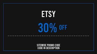 Etsy Promo Code 2025 March