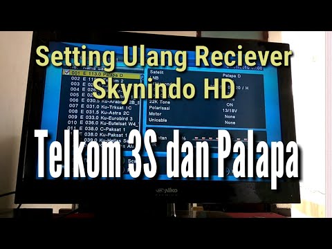 Setting Skynindo HD Untuk Telkom 3S dan Palapa D