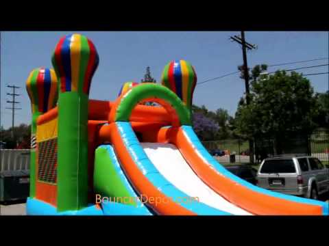 Inflatable Combo Balloon With Water Slide