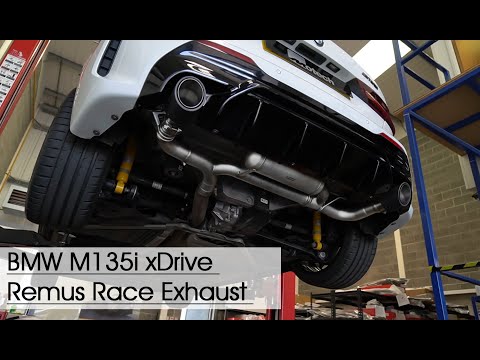 BMW M135i F40 X-Drive Remus Race Exhaust. Motech Performance Vlog