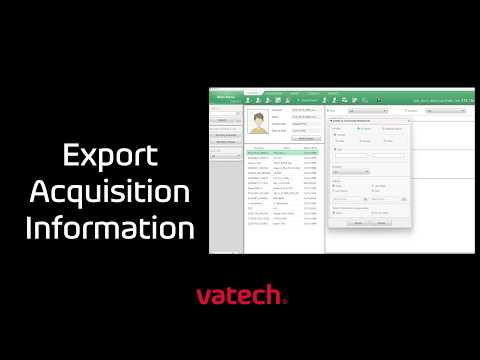 Export Acquisition Information