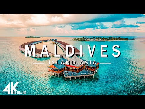 FLYING OVER MALDIVES (4K UHD)- Relaxing Music Along With Beautiful Nature Videos - 4K Video Ultra HD