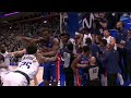 LUKA GETS IN MIDDLE OF PISTONS FIGHT PJ WASHINGTON SHOVES JALEN DURAN