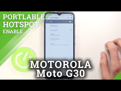 How to Enable Portable Hotspot in MOTOROLA Moto G30 – Share Mobile Data