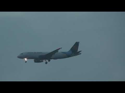 Airbus A320 IsrAir landing in Poprad Tatry airport