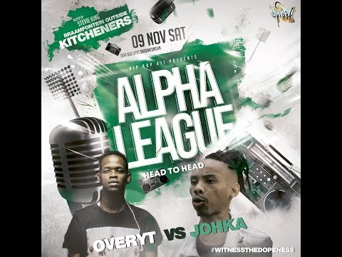 Hip-Hop 411 Presents - The Alpha League Rap Battle 3.0 (OVARYT vs JOHKA)