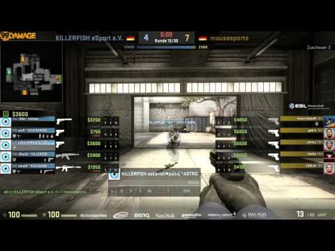 KILLERFISH vs. mousesports | ESL Frühlingsmeisterschaft 2015 Cup #2 | de_cache