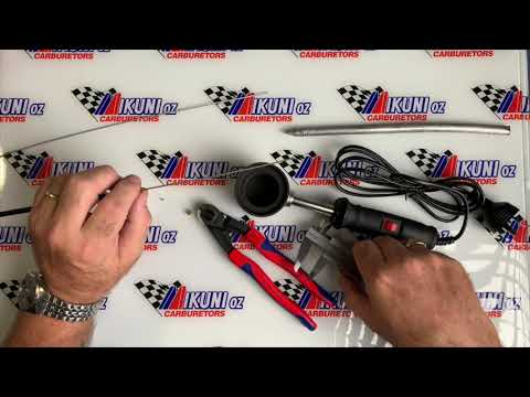 MikuniOz - How to Solder on a new a cable end