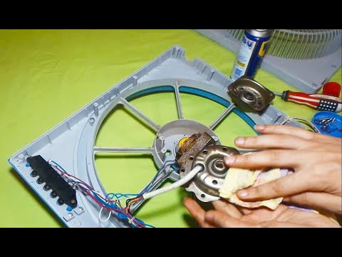 اصلاح موتور مروحة بدون تكلفة وكفائة عالية ا هيثم سعيد