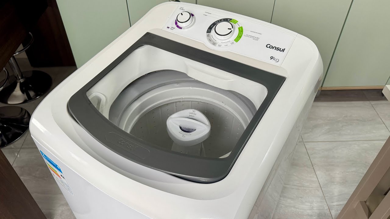 Miniatura da avaliação em vídeo de Máquina de Lavar Consul 9kg Branca Com Dosagem Branco