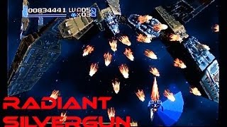 Radiant Silvergun playing on the Saturn