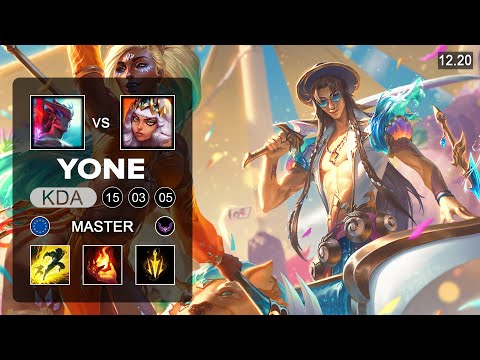 Yone vs Qiyana Mid - EUW Master - Patch 12.20 Season 12