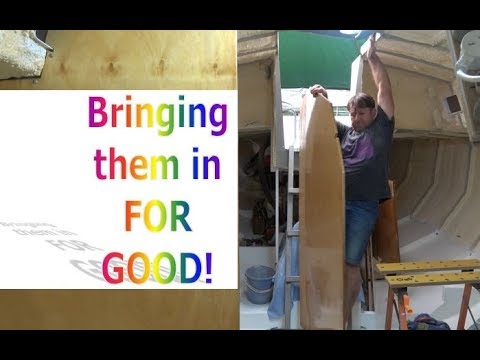 Building my steel sailing yacht Ep.42 Bringing them in FOR GOOD!