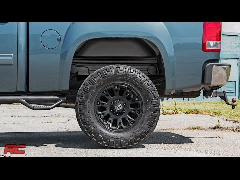 2007-2013 Chevrolet 1500 Pickup Rear Wheel Well Liners by Rough Country