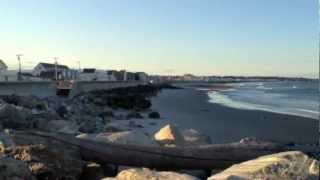 preview picture of video 'North Beach Hampton NH at Sunset'