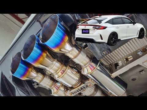 Invidia R400 Install & Sound Clips - 2023+ Honda Civic Type R FL5
