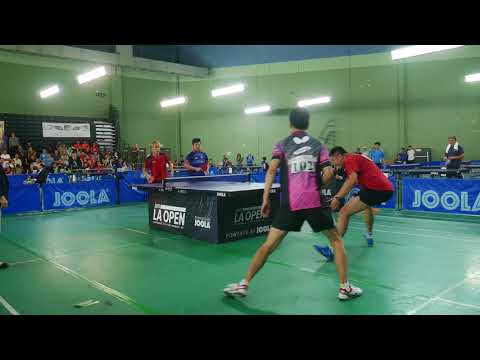 2017 LA Open Table Tennis Doubles Finals - Hou Yingchao/Joo Se Hyuk vs Sean Zhang/Eugene Wang