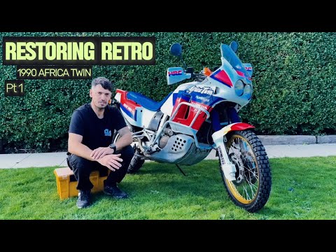 Thumbnail for "1990 Honda Africa Twin XRV750 Restoration | Motorcycle Rebuild, DIY Tips & Passion Project" by Honda XRV750