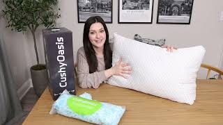Everything You Need to Know About CushyOasis Shredded Memory Foam Pillow!