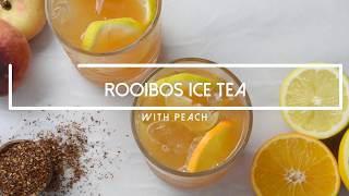Rooibos Peach Ice Tea Without Sugar
