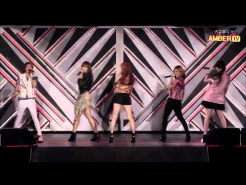 F(x) Amber - Lachata #2 - SM Town NY 111023