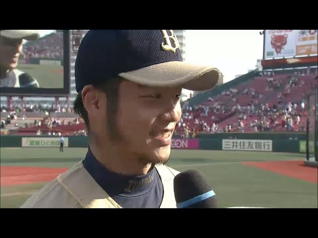 バファローズ・近藤投手ヒーローインタビュー 2015/7/12 E-Bs