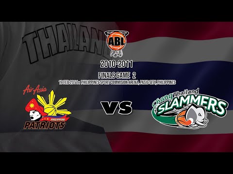 FINALS GAME 2 I Chang Thailand Slammers vs Philippines Pratiots I ABL 2010-2011 I 19 Feb 2011